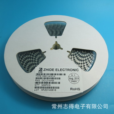SMCJ43CA瞬態抑制二極管 志得電子原廠現貨，為通信與自動控制系統保駕護航